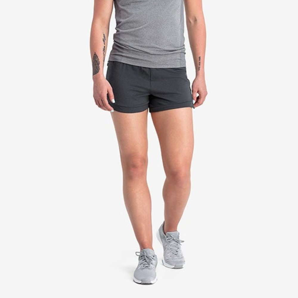 RYU Women's Starter Short in Heather Asphalt MSRP $60